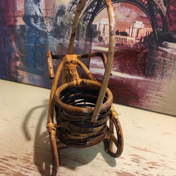 Vintage Ratan Bike W/Handle - Picture 8 of 12